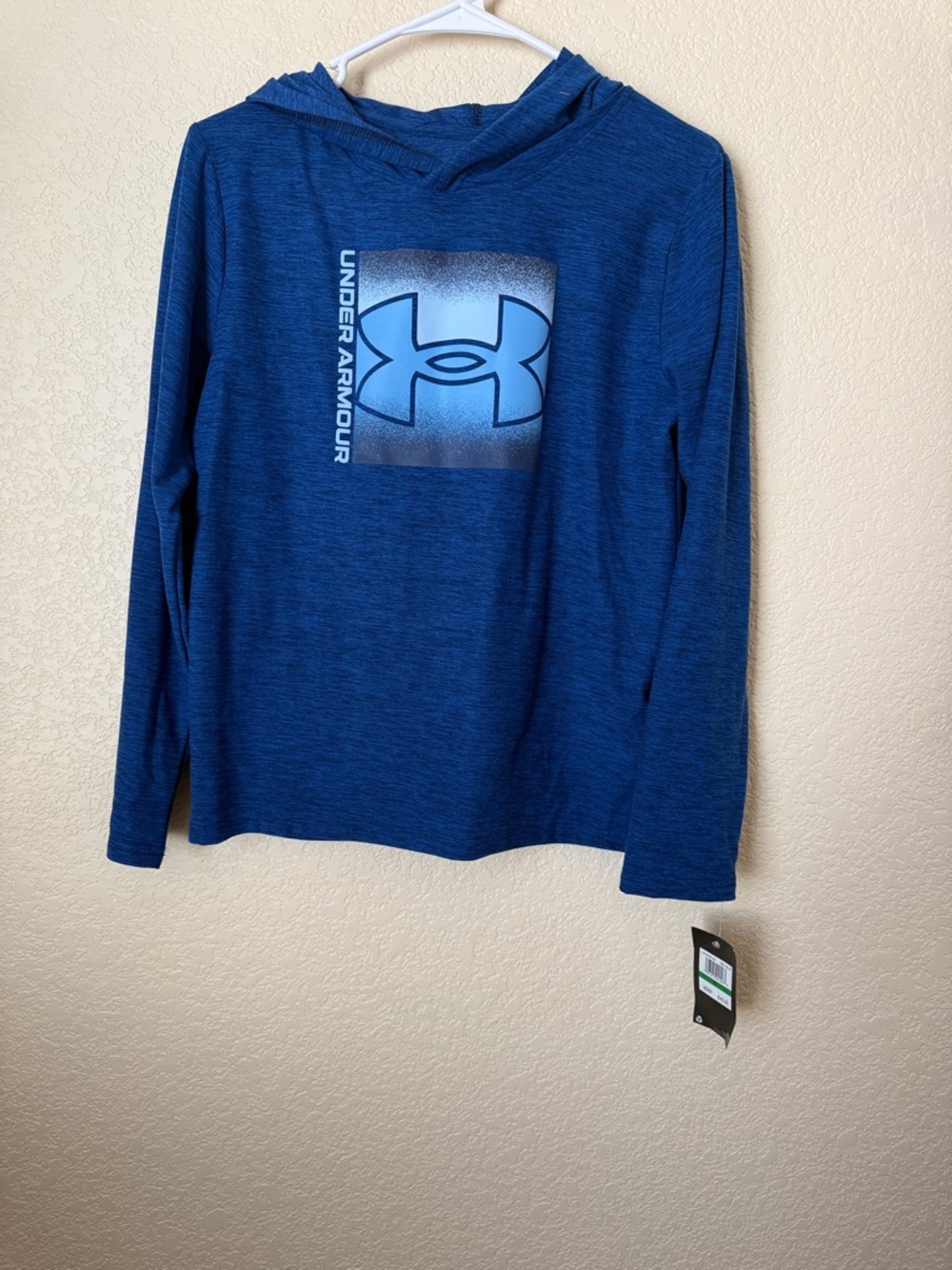 Under Armour Blue Hooded Performance Pullover